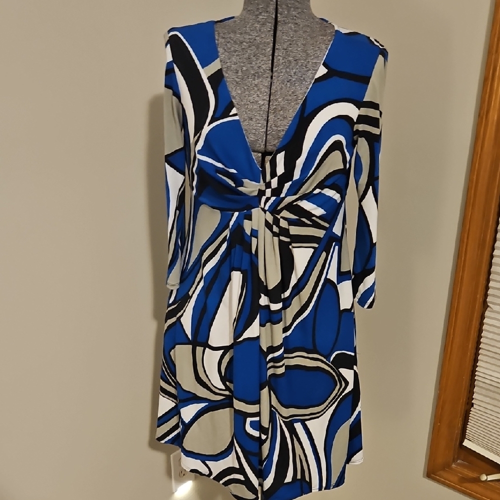 Bisou Bisou fit and flare Mod 60s style dress With Pockets!